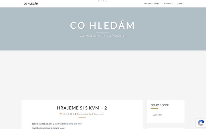 Екранна снимка на cohledam.cz