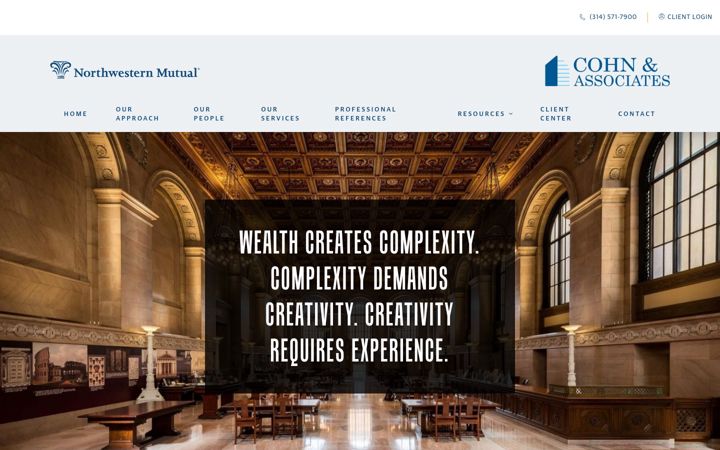 Screenshot of cohnandassociates.com