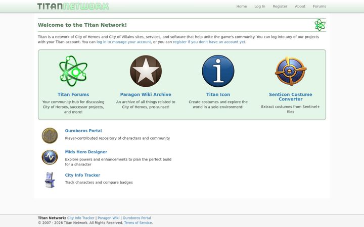 Screenshot of cohtitan.com