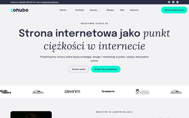Screenshot of cohubo.eu