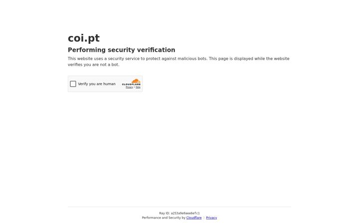 Screenshot of coi.pt