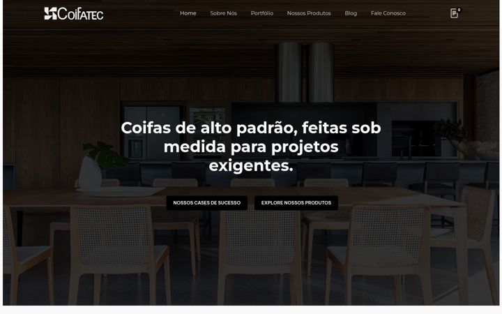 Posnetek zaslona coifatec.com.br