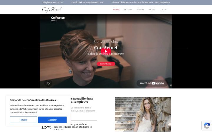 Screenshot of coiff-actuel.be
