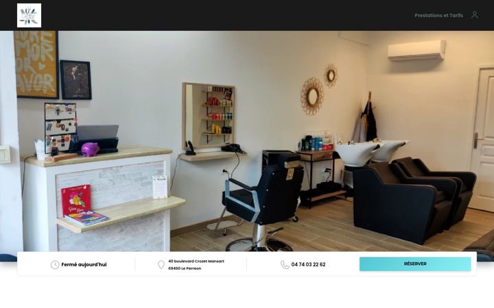 Skærmbillede af coiffeemoi.fr