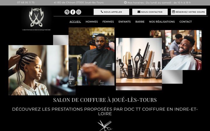 Skærmbillede af coiffeur-doctt-tours.fr