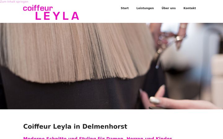 Screenshot ta' coiffeur-leyla.de