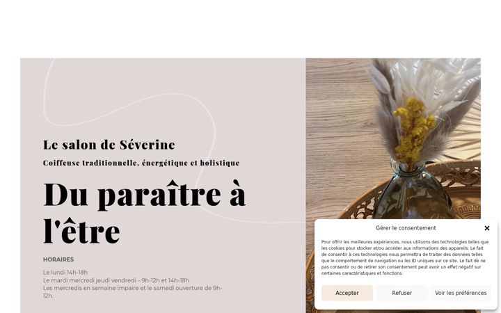Snímek obrazovky coiffeuse-energetique.fr