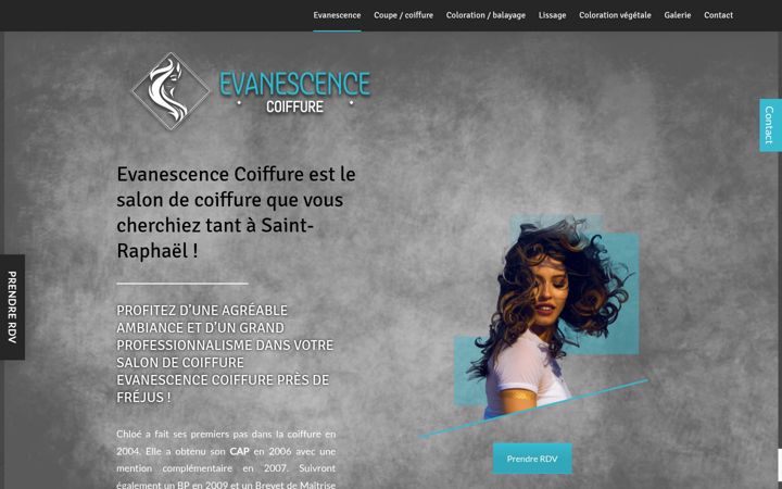 Skærmbillede af coiffure-evanescence-straphael.fr
