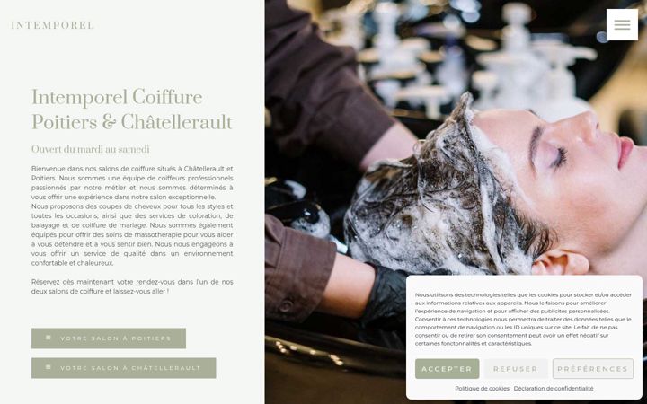 Skærmbillede af coiffure-intemporel.fr