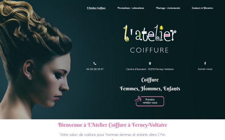 Skærmbillede af coiffure-latelier.fr