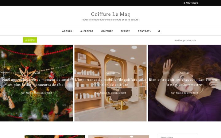 Skærmbillede af coiffure-lemag.fr