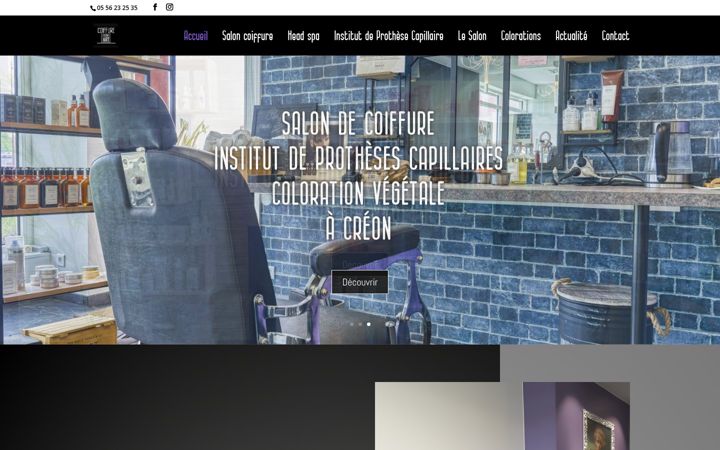 Skærmbillede af coiffure10emeart.fr