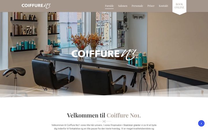 Screenshot of coiffureno1.dk