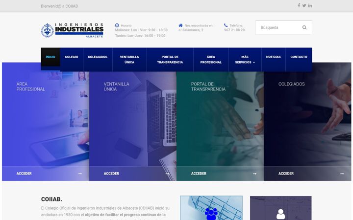 Screenshot of coiiab.com