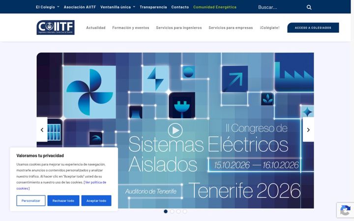 Screenshot of coiitf.es