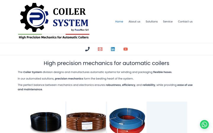 Screenshot of coilersystem.it