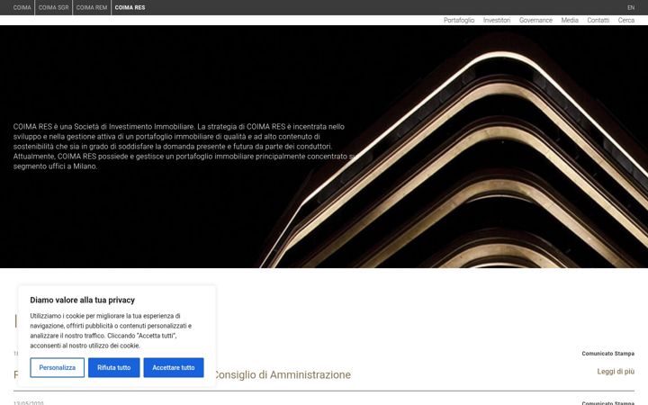 Screenshot of coimares.com