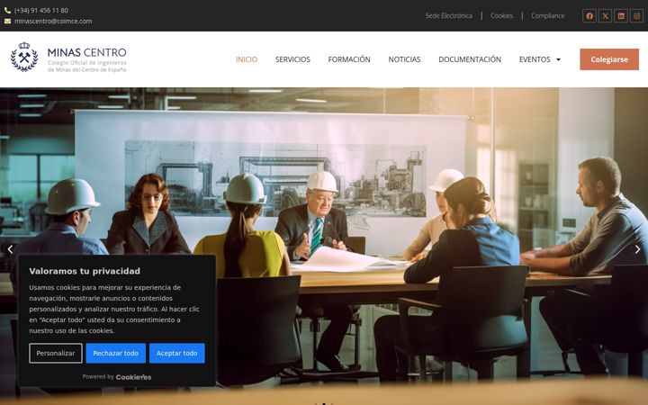 Screenshot of coimce.com