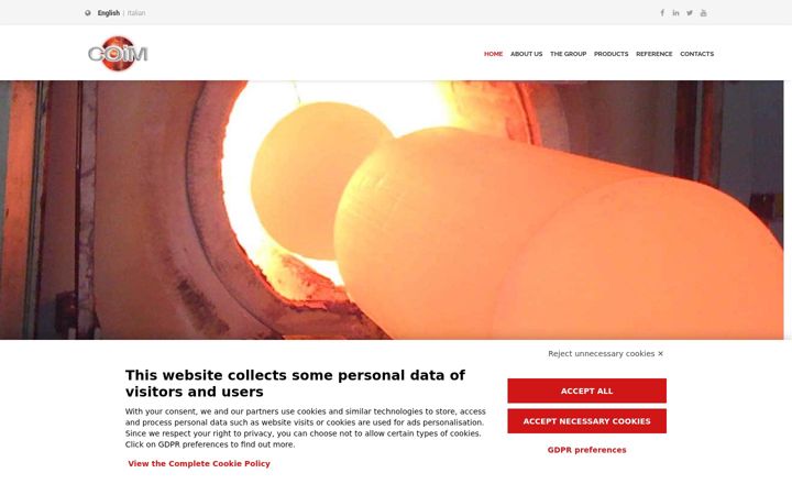 Screenshot of coimsrl.net