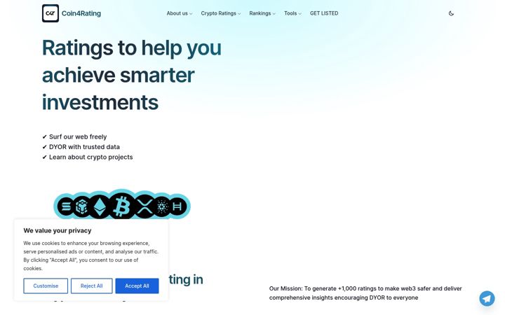 Screenshot of coin4rating.com