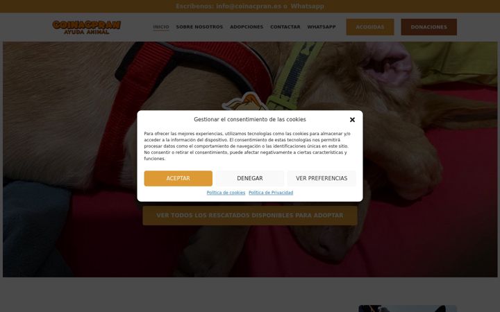 Screenshot of coinacpran.es