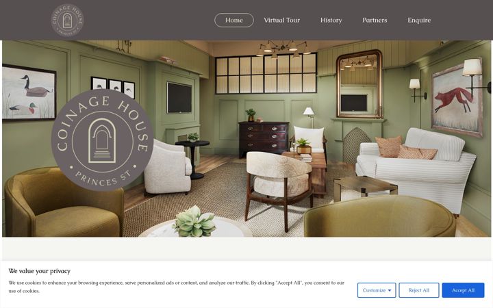 Screenshot of coinagehouse.co.uk