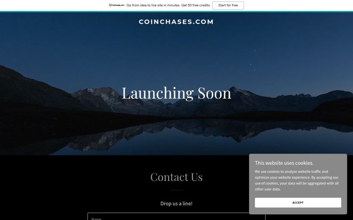 Screenshot of coinchases.com