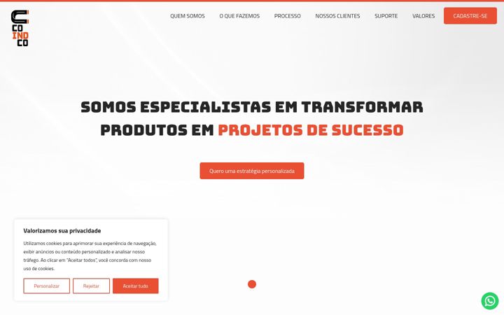 Posnetek zaslona coindco.com.br