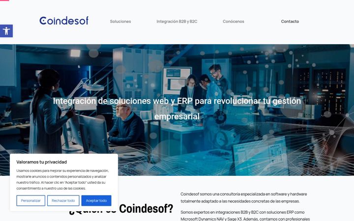 Screenshot of coindesof.es