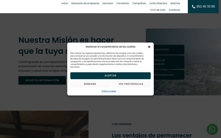 Screenshot of coinemprende.es