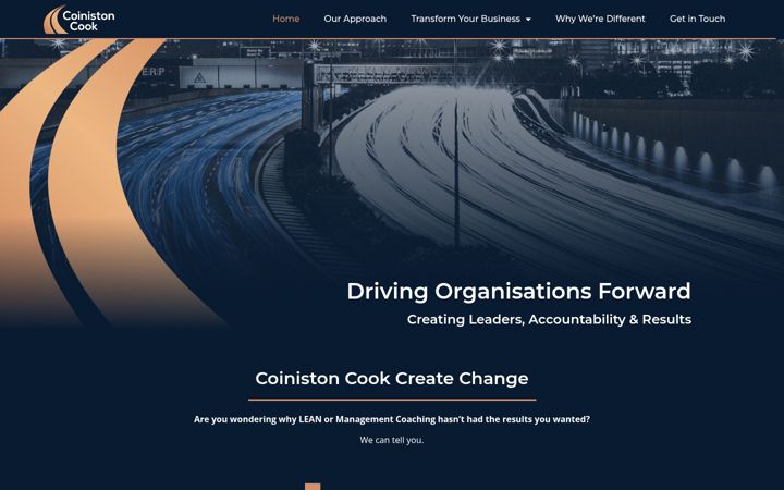 Screenshot of coinistoncook.com