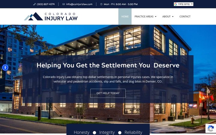 Screenshot of coinjurylaw.com