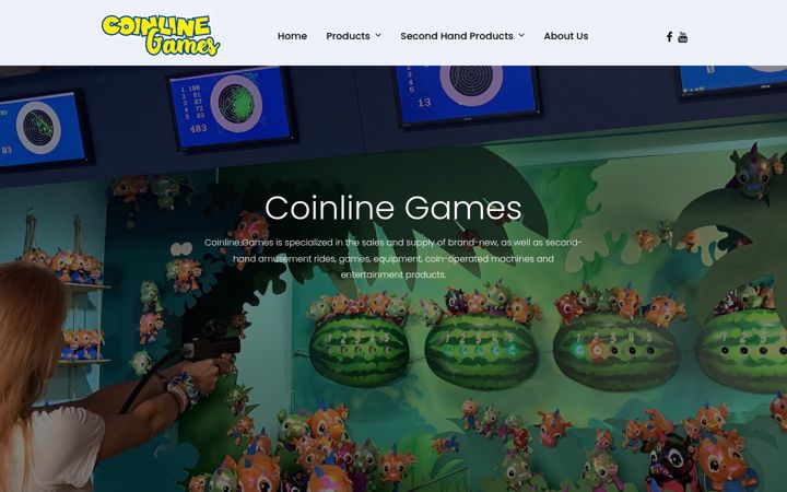 Screenshot of coinlinegames.com