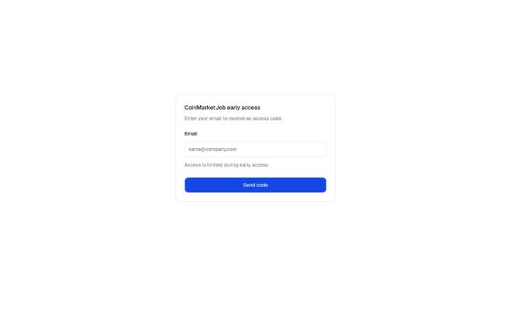 Screenshot of coinmarketjob.com