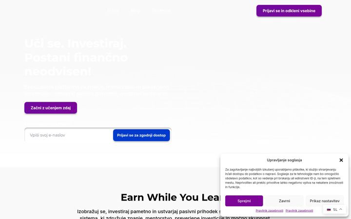 Screenshot of coinmentors.eu