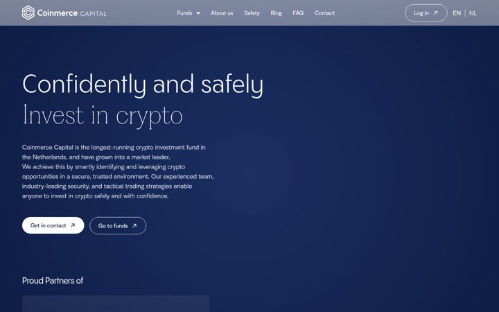 Screenshot of coinmerce.capital