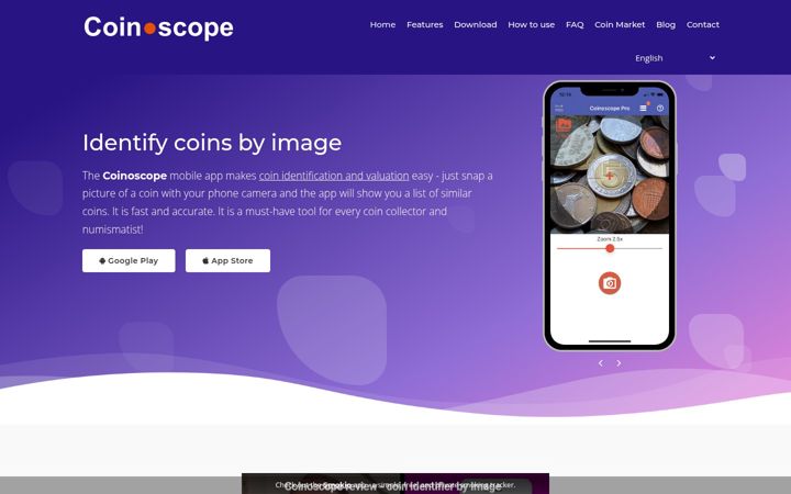 Screenshot of coinoscope.com