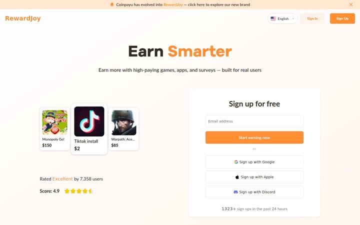 Screenshot του coinpayu.com