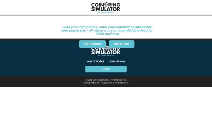 Screenshot of coinringsimulator.com