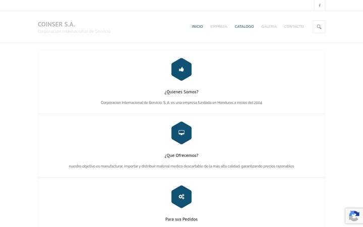 Screenshot of coinserhn.com