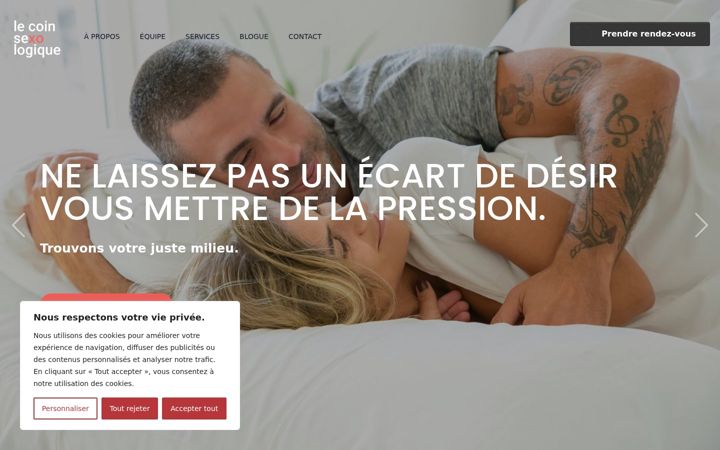 Screenshot of coinsexologique.com