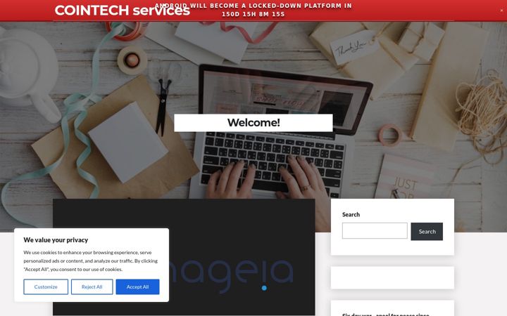 Screenshot of cointech.net