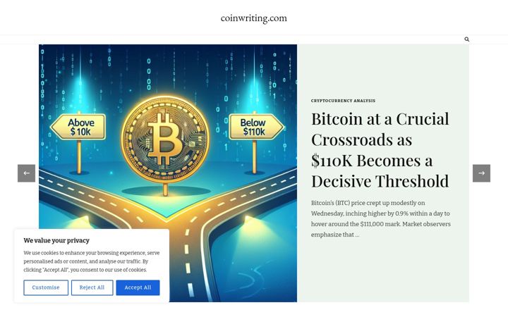 Screenshot of coinwriting.com