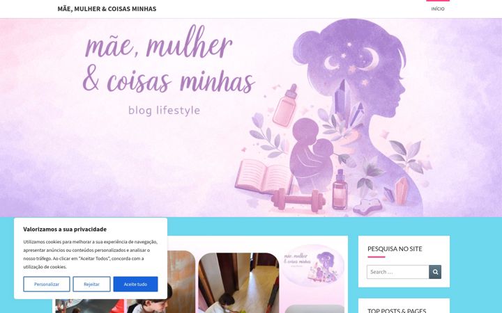 Screenshot of coisasdemaetempointeiro.com