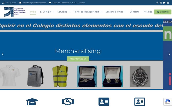 Screenshot of coitihuelva.com