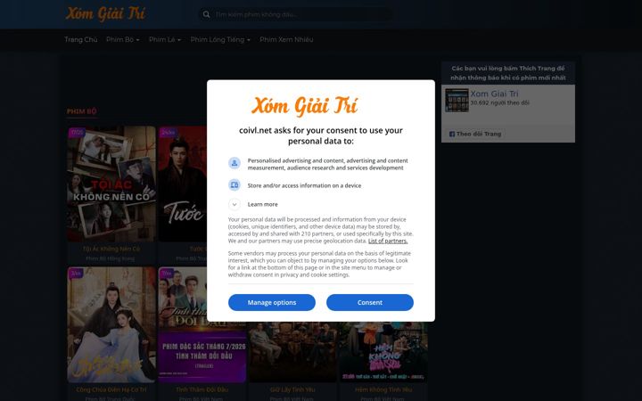 Screenshot ta' coivl.net