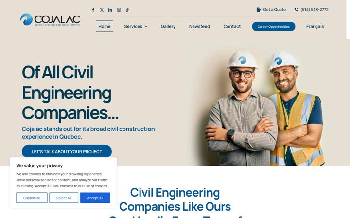 Screenshot of cojalac.com