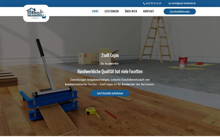 Screenshot of cojan-handwerker.de