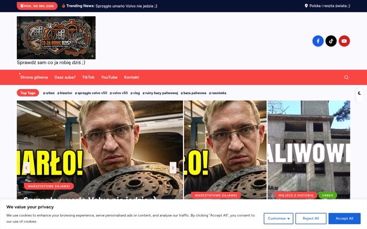 Zrzut ekranu cojarobiedzis.pl