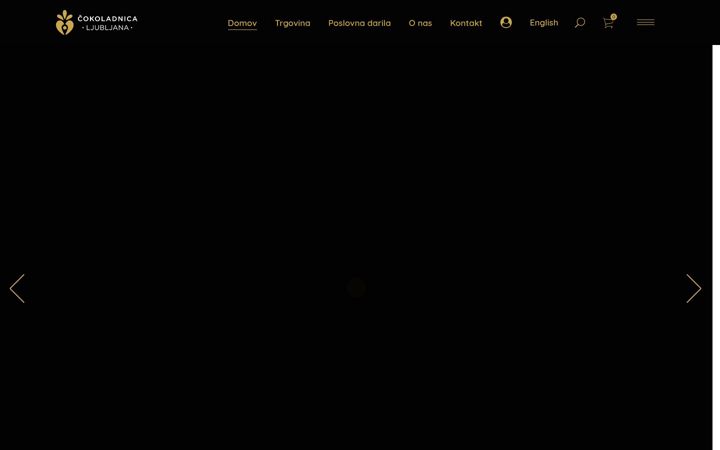Screenshot of cokoladnicaljubljana.si